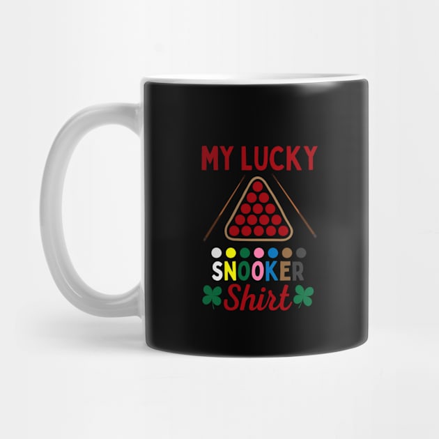 My Lucky Snooker Tee by footballomatic